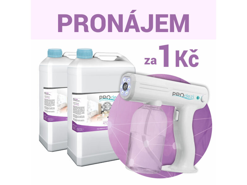 Atomizer pro školy a školky + 2 x 5l PROdezi HOME - pro ATOMIZER - polymerová dezinfekce